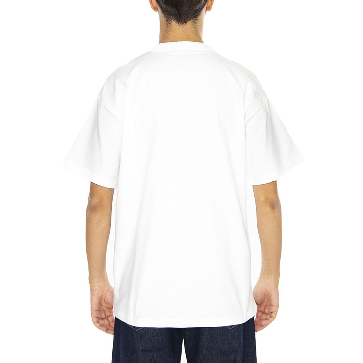 S/S Fragments Pocket T-Shirt White / Black - Maglietta Girocollo Uomo Bianca I034407.00AXX  CARHARTT WIP 