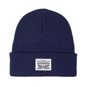 Backpatch Beanie Dress Blues / Black - Berretto Blu 000J4-0004 . LEVIS 