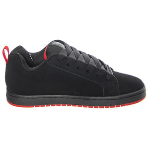 M' Court Graffik Black / Grey / Red - Scarpe Stringate Profilo Basso Uomo Nere US 12 ADYS100442  DC 
