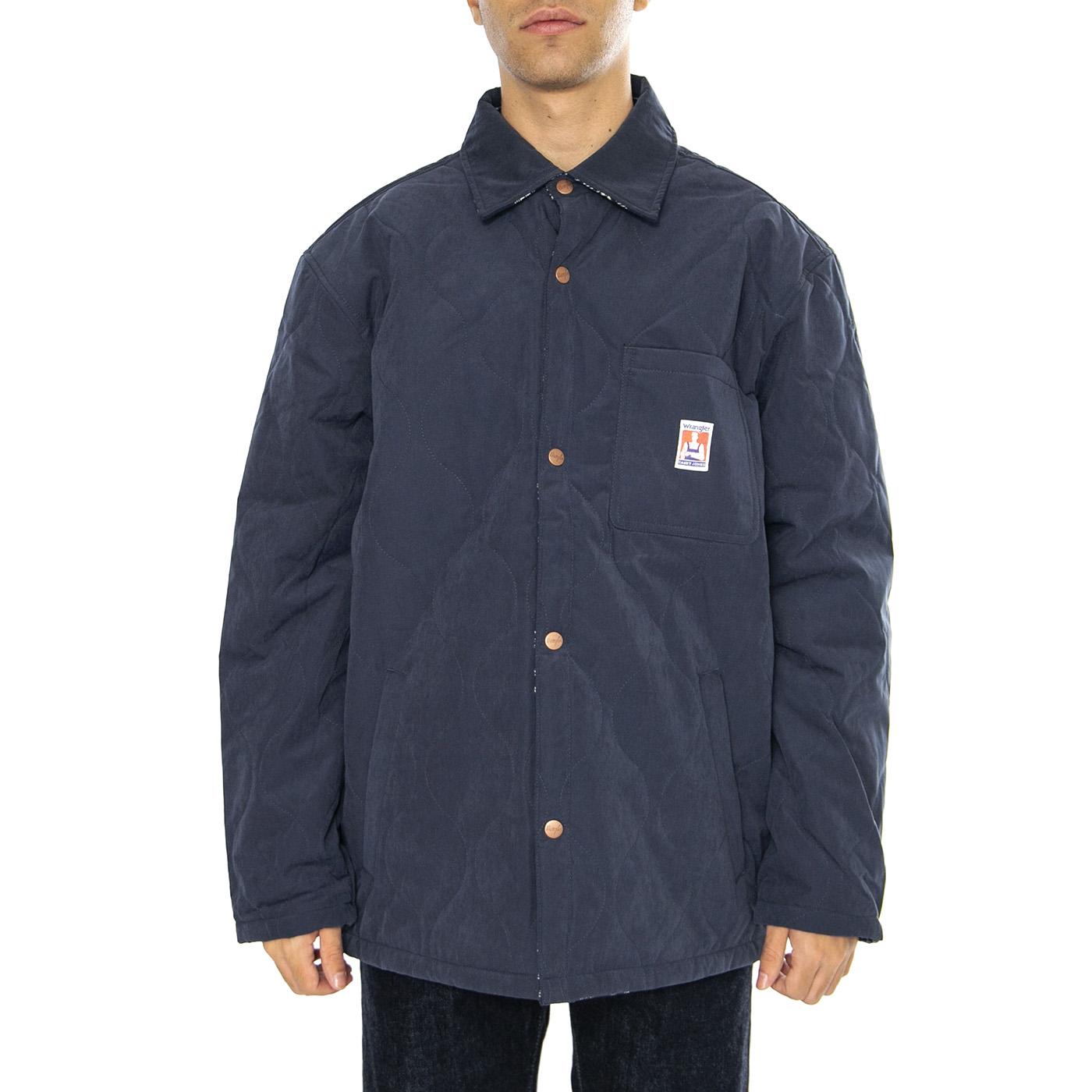 Casey Reversible Shaket Navy - Giacca Uomo Blu / Multi 112357279-BLUE  WRANGLER 