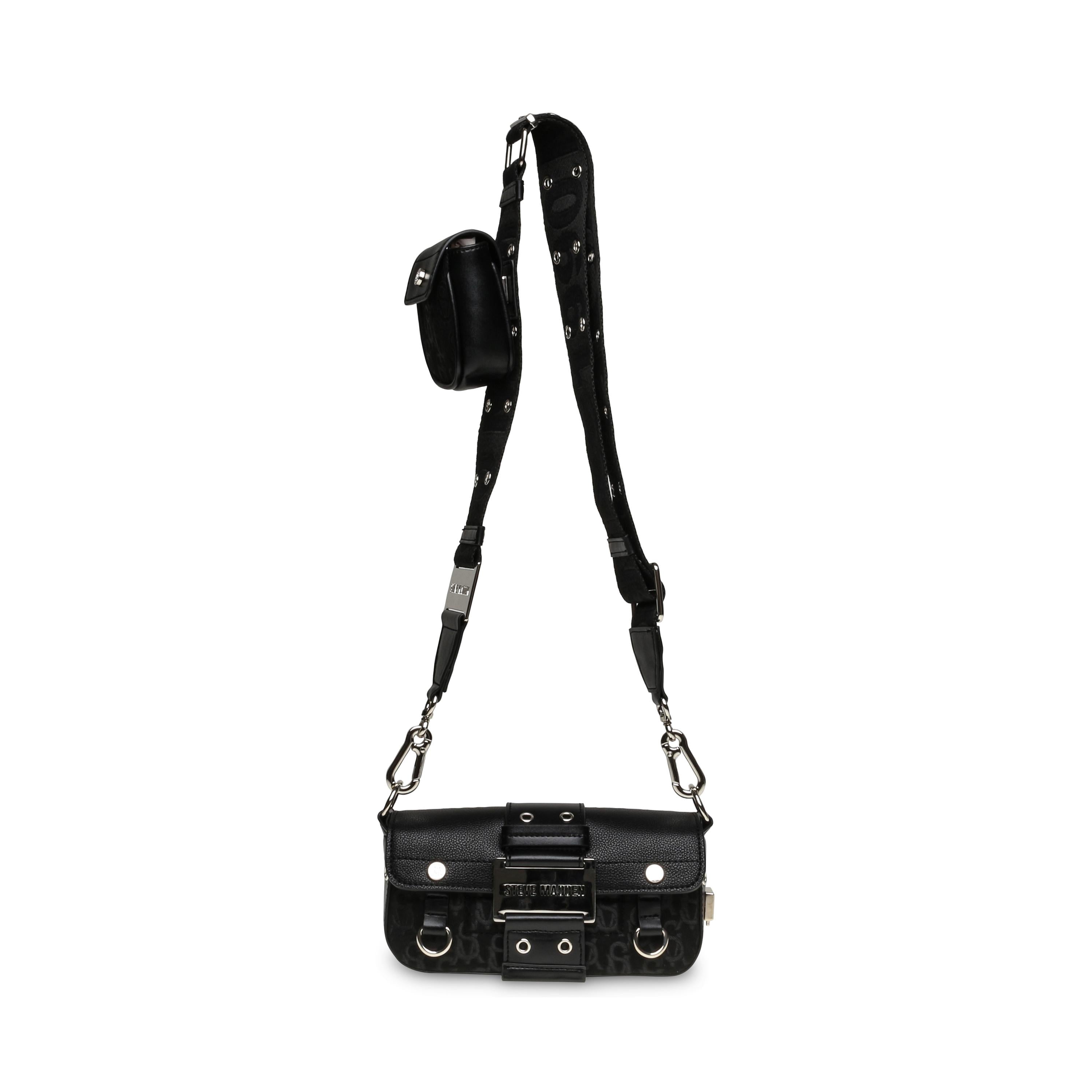 BPrime Black / Gold - Borsa Nera SMABPRIME-B-G  STEVE MADDEN 