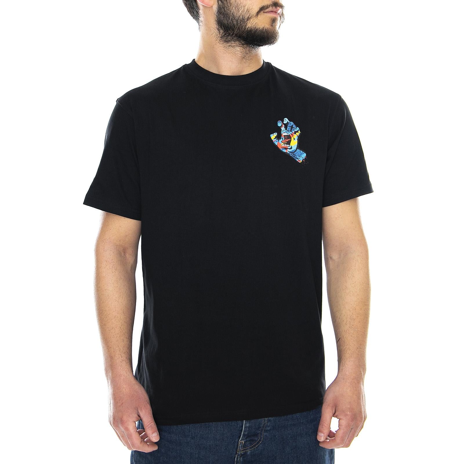  Primary Hand T-Shirt Black  SANTA CRUZ 