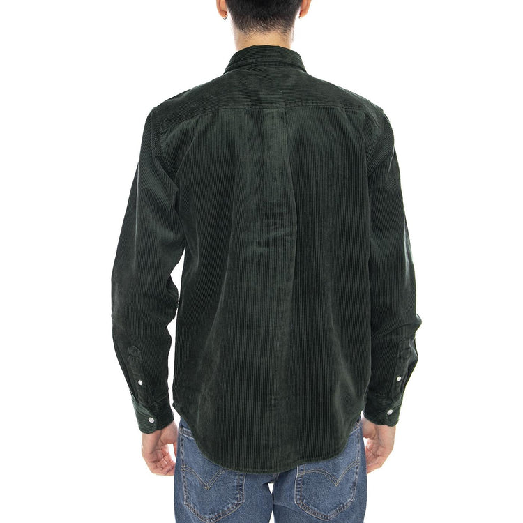L/S Madison Cord Shirt Sycamore Tree / Sycamore Tree -- Camicia Uomo Verde I029958.39OXX . CARHARTT WIP 