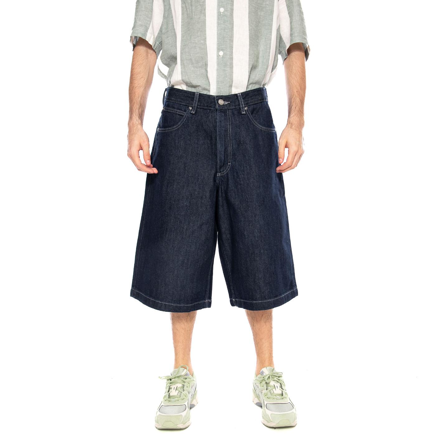 Workwear Jort Cyrus Blue - Bermuda Denim Jeans Uomo Blu 112376353 BL LEE 