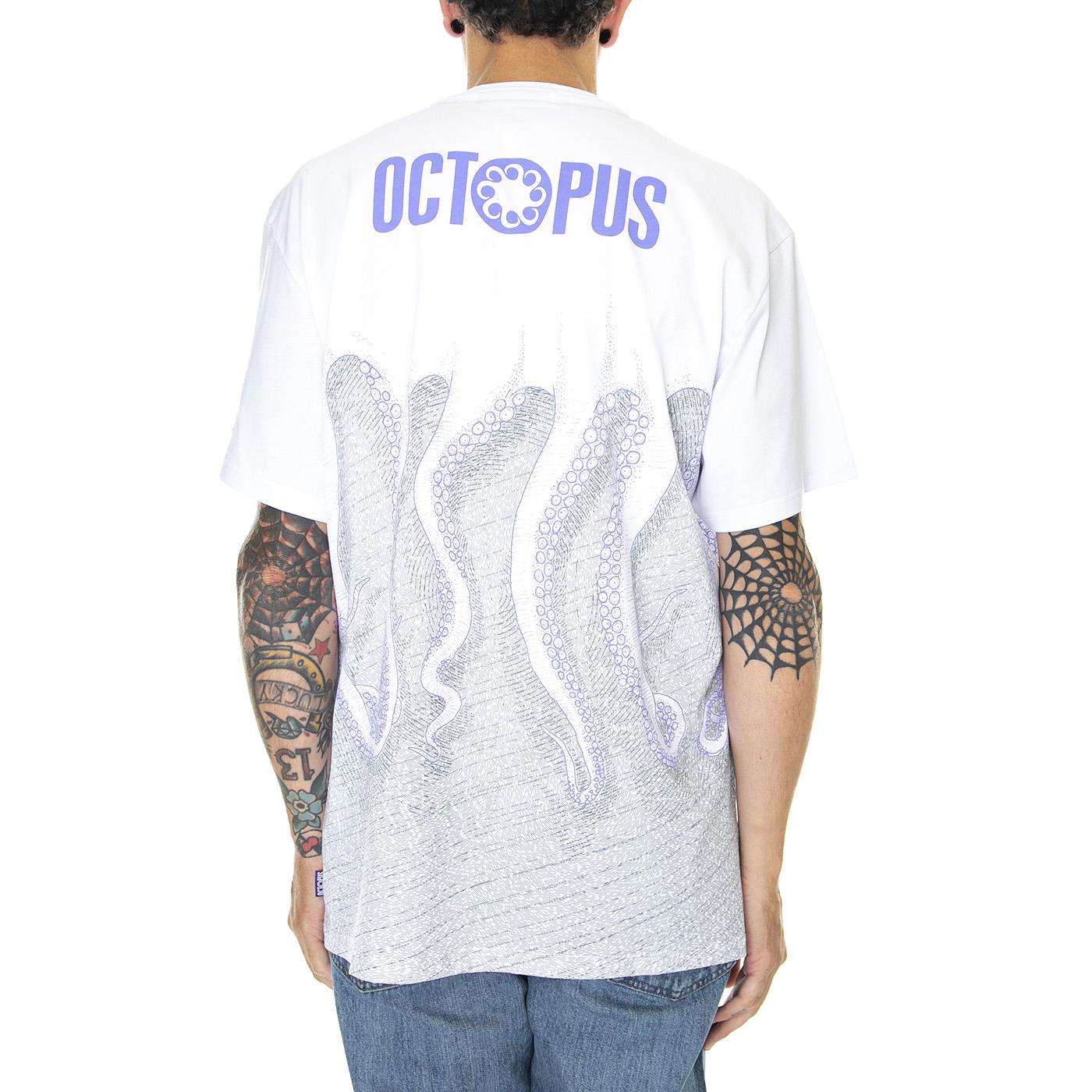 Milan Octopus Tee White - Maglietta Girocollo Uomo Bianca 22WOTS33-WHITE  OCTOPUS 