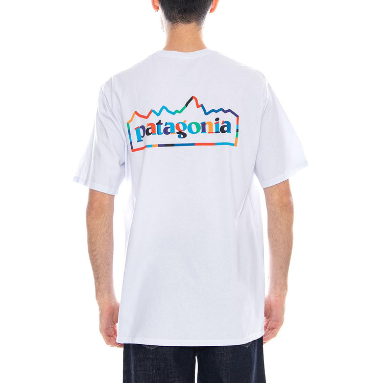 M's Unity Fitz Responsibili-Tee - Maglietta Girocollo Uomo Bianca 37768 WHI PATAGONIA 