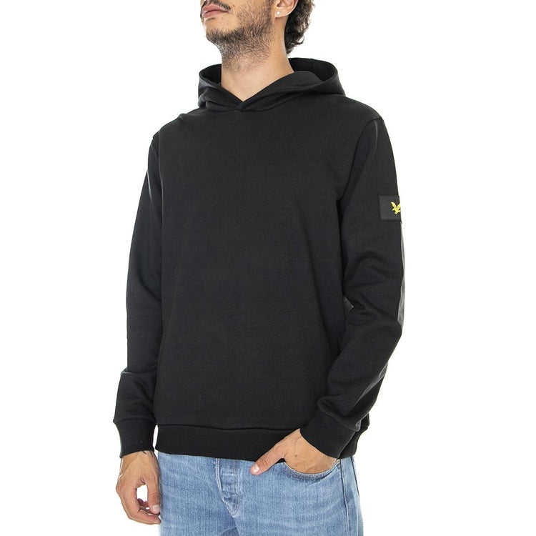 Casuals Hoodie Jet Black - Felpa con Cappuccio Uomo Nera ML1646V-Z865  LYLE & SCOTT 