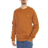 Exeter River Brushed Back Crew Sweatshirt - Herren-Sweatshirt mit Rundhalsausschnitt, Braun, TIMBERLAND Herren