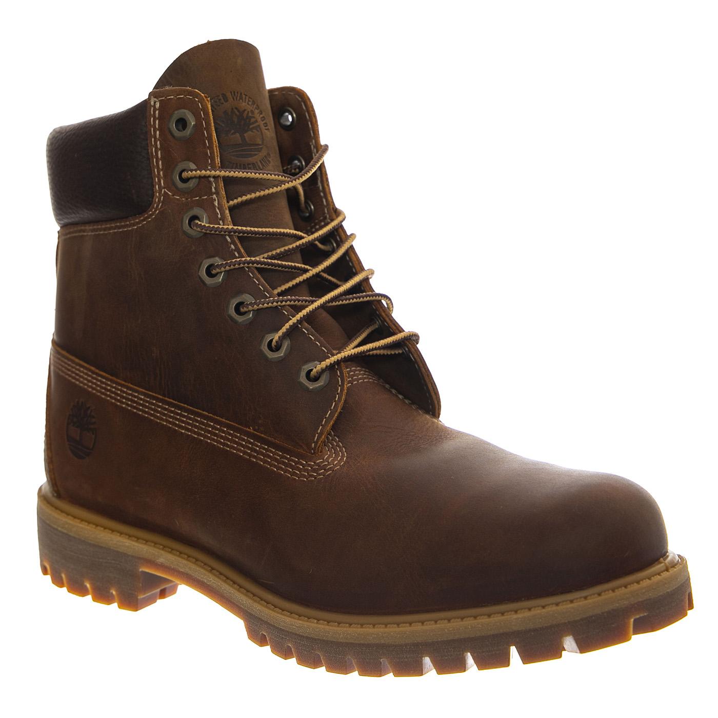 Premium 6 Inch Lace Up Waterproof Boot -- Stivali Uomo Marrroni TB127094 2141 TIMBERLAND 
