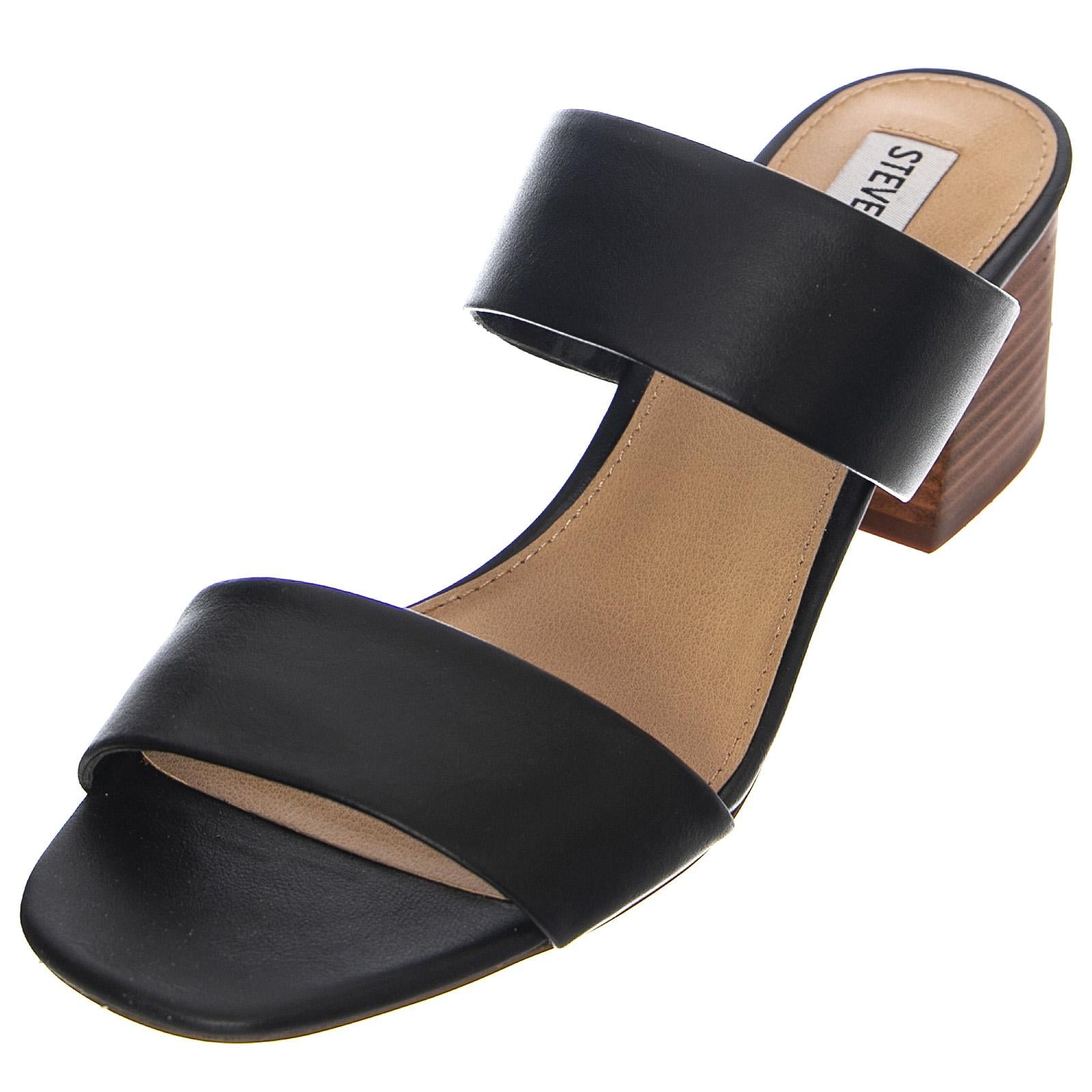  CATE01S1-BLACK LEAT  STEVE MADDEN 