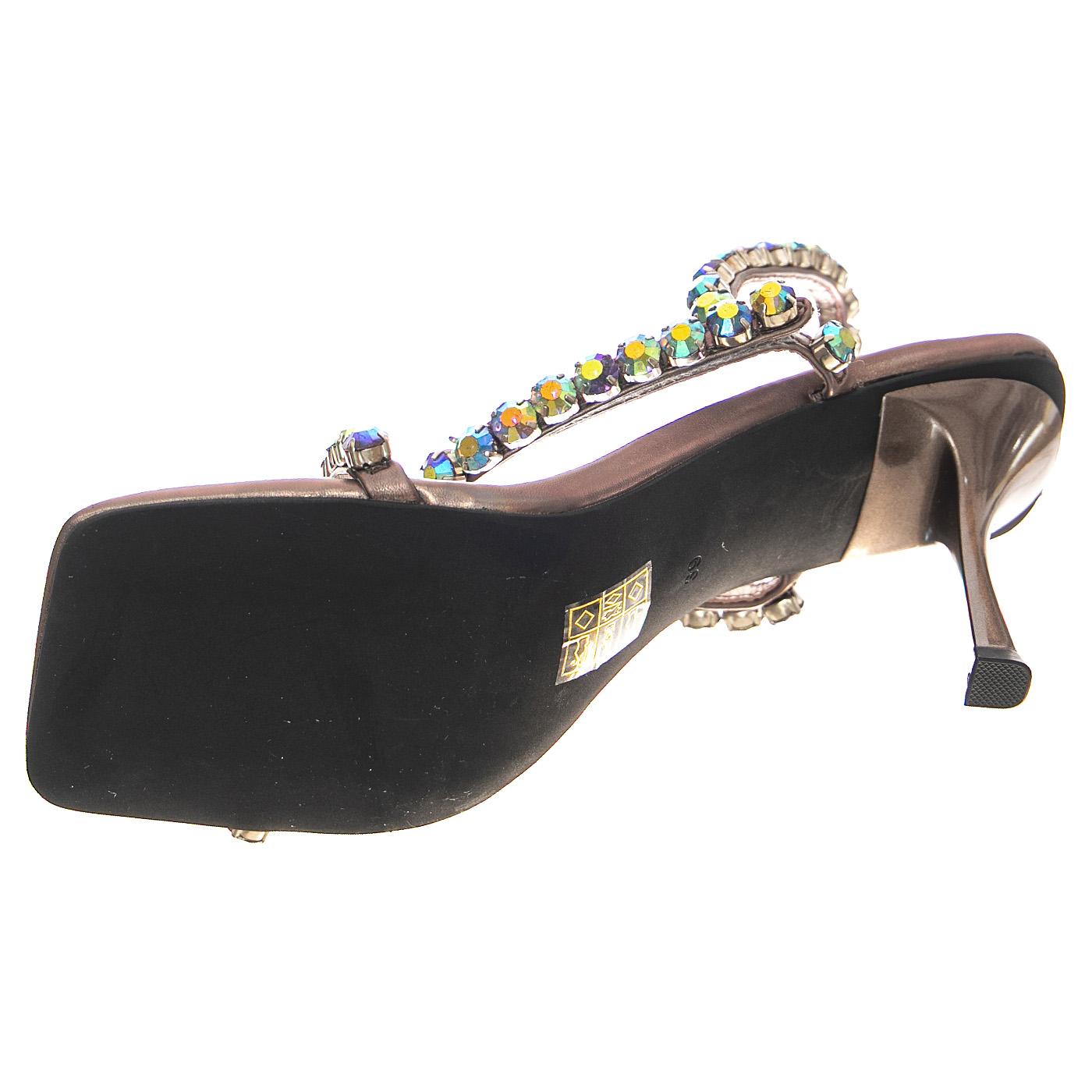 W' Saints Pewter Metallic - Sandali Donna Multicolore JC-927-10-16PEW  JEFFREY CAMPBELL 