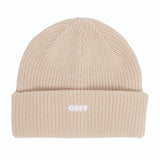 Future Beanie Silbergrau - Beige Strickmütze OBEY ACCESSORIES