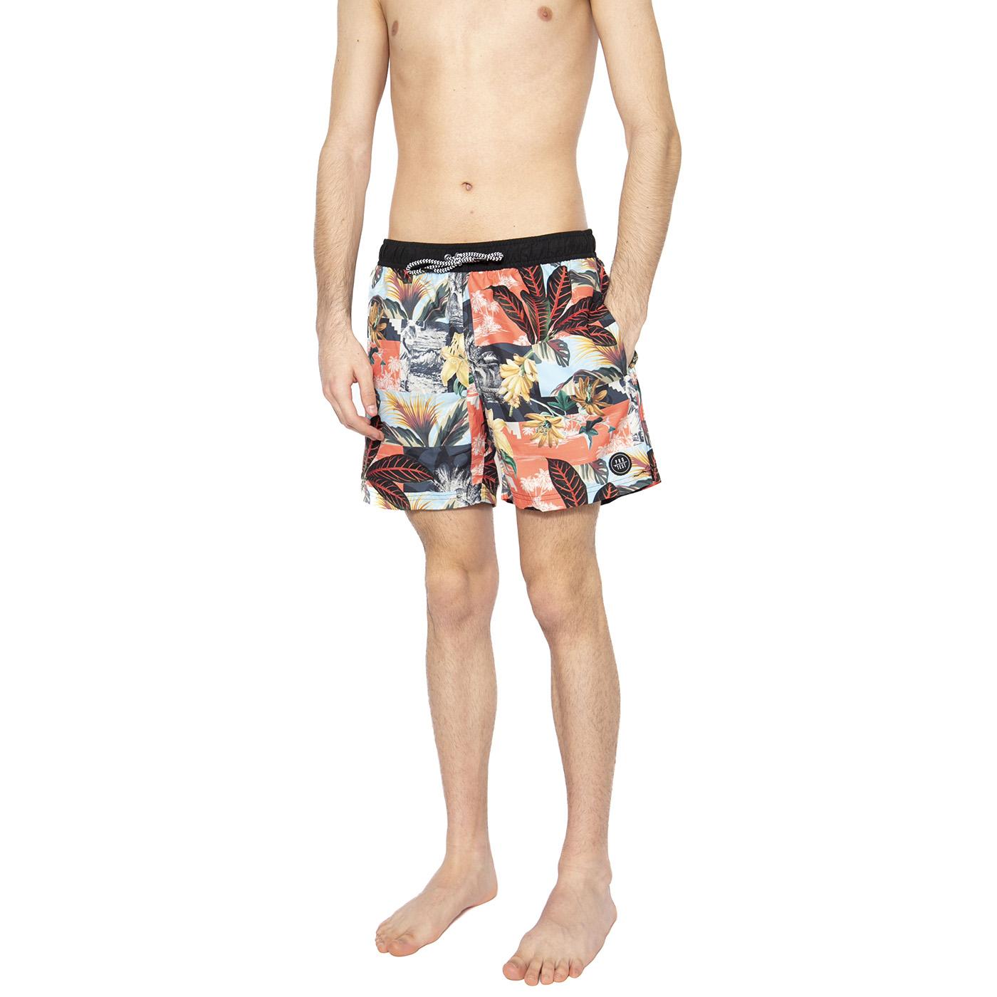 Locklan New Coral Pink - Costume da Bagno Uomo Multicolore 2711821-331  PROTEST 