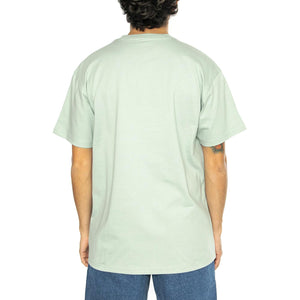 S/S Chase T-Shirt Frosted Green / Gold - Maglietta Girocollo Uomo Verde I026391.2O2XX  CARHARTT WIP 
