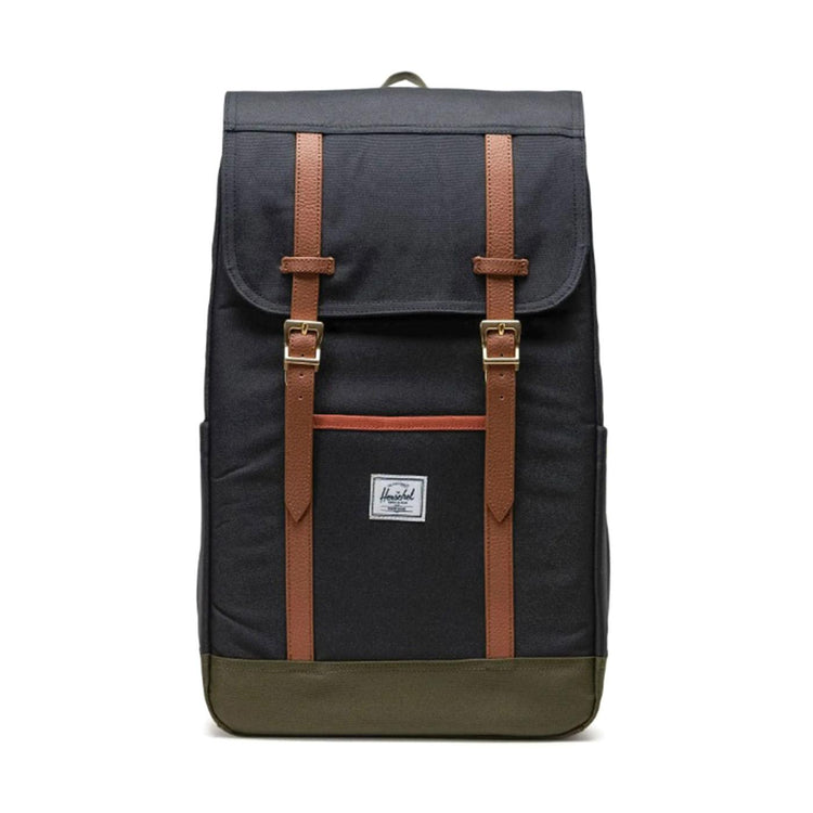 Herschel Retreat Backpack Black / Ivy Green / Chutney - Zaino Nero 11397-05883-OS  HERSCHEL 