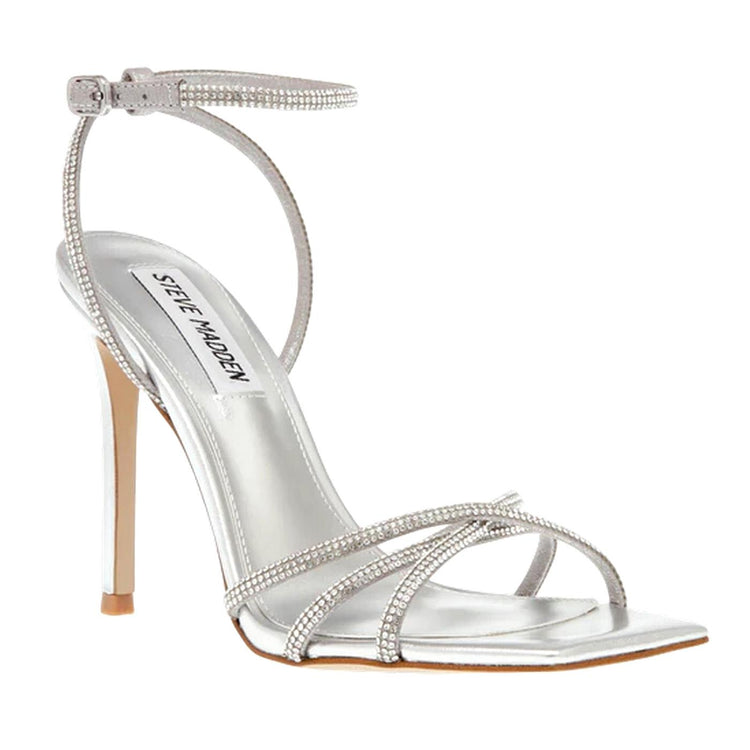 Slayed Crystal Silver - Sandali Donna Argento SMSLAYED-CRY  STEVE MADDEN 