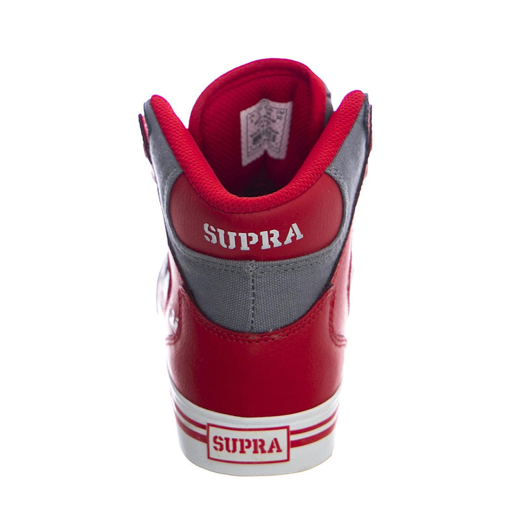 Kids Vaider Cornerstone 614 Sneakers - Red / Dark Grey / White - Scarpe Profilo Alto Bambino Rosse / Grige 58201-614-M-614  SUPRA 