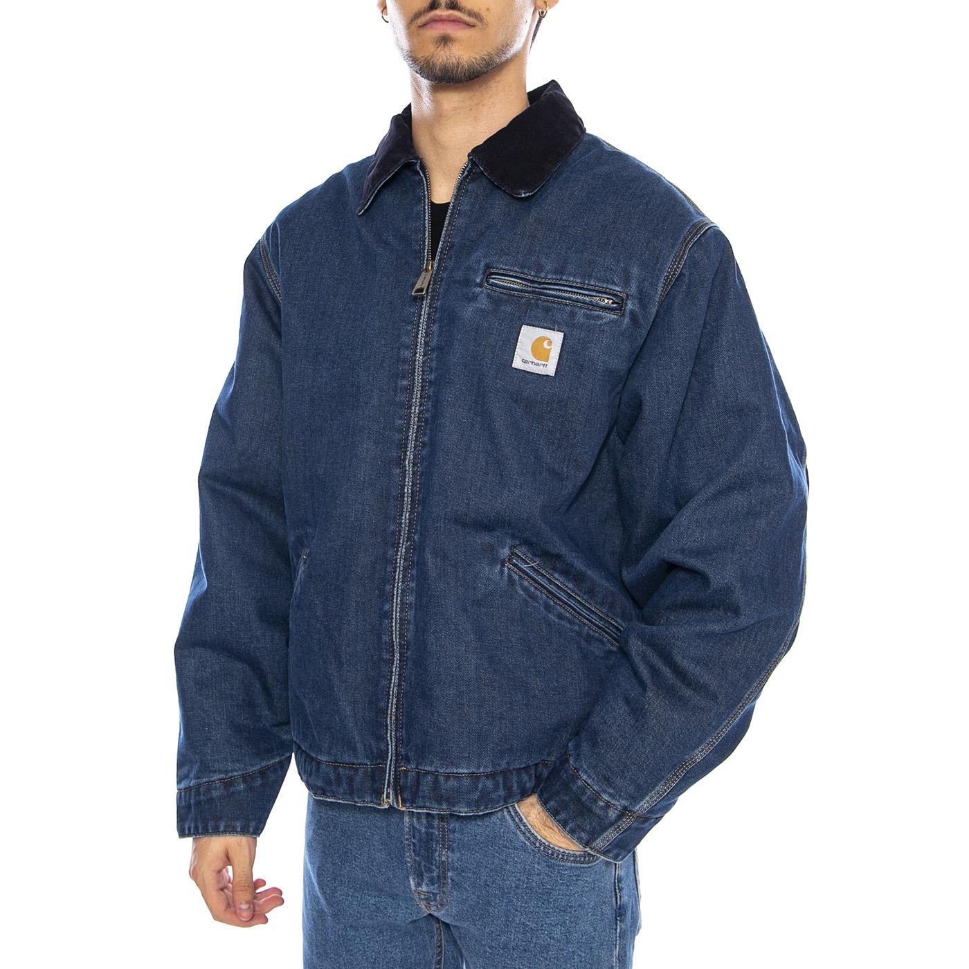 OG Detroit Jacket - Blue / Dark Navy, Stone washed I035878.45306 . CARHARTT WIP 