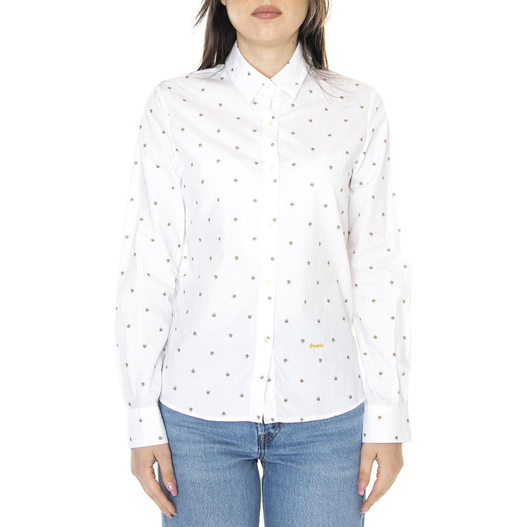 W' Honey Bee Shirt White - Camicia Donna Bianca 16420WC  BRAVA FABRICS 