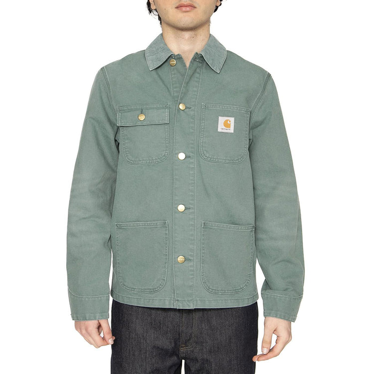 Michigan Coat Silver Pine / Silver Pine - Giacca Uomo Verde I034787.2R84O  CARHARTT WIP 