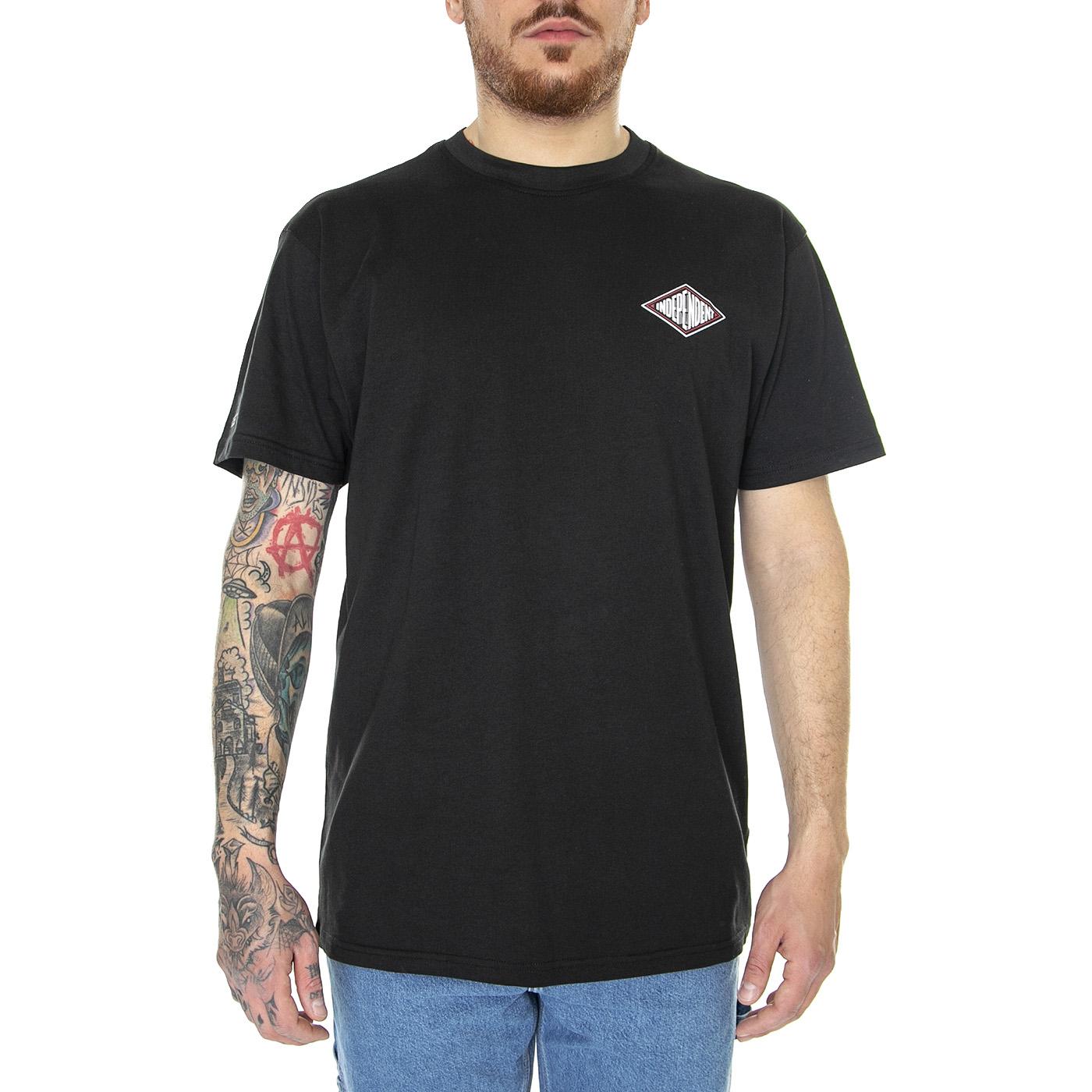 Depth Summit T-Shirt Black - Maglietta Girocollo Uomo Nera INA-TEE-66695  INDEPENDENT 