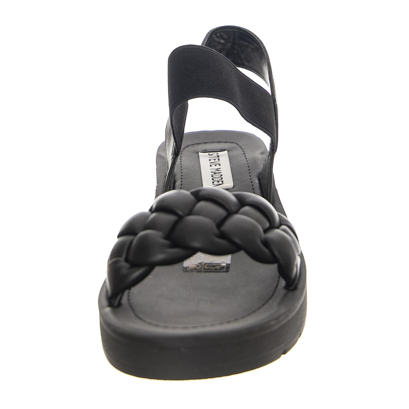 W' Keenly Black Sandals - Sandali Donna Neri SMSKEENLY-BLK  STEVE MADDEN 