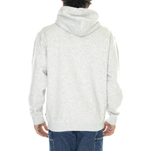 Hat Trick P/O Hoodie Heather Grey - Felpa con Cappuccio Uomo Grigia PF00615-HTGRY  HUF 