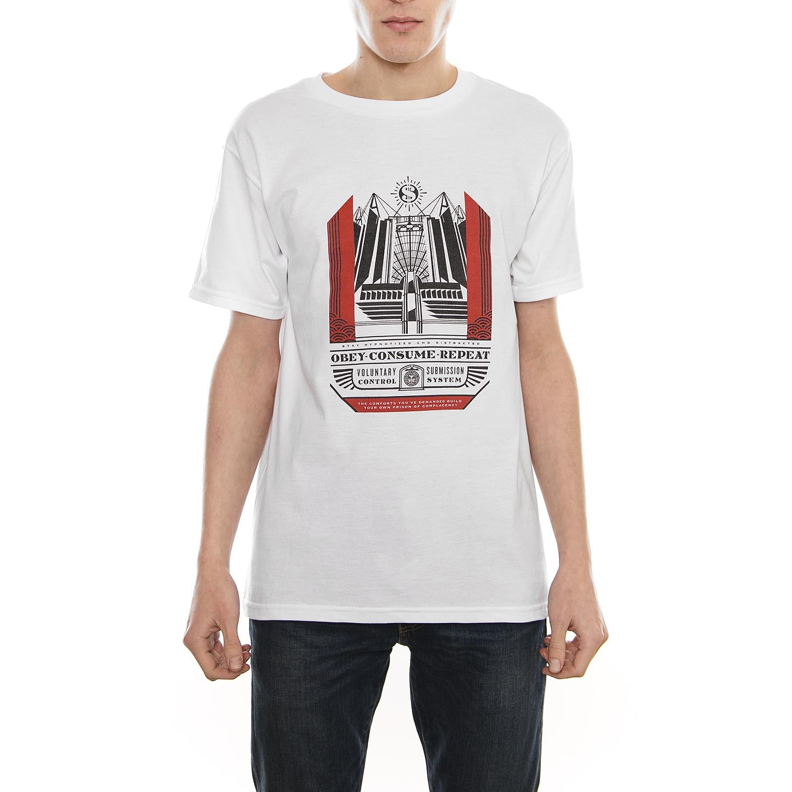 OBEY CHURCH OF CONSUMPTION WHITE 165361684-WHT  OBEY 