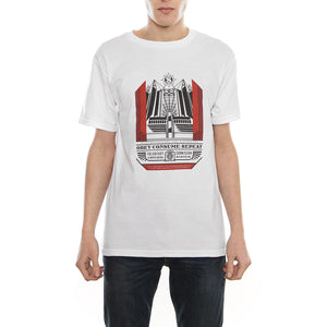 OBEY CHURCH OF CONSUMPTION WHITE 165361684-WHT  OBEY 