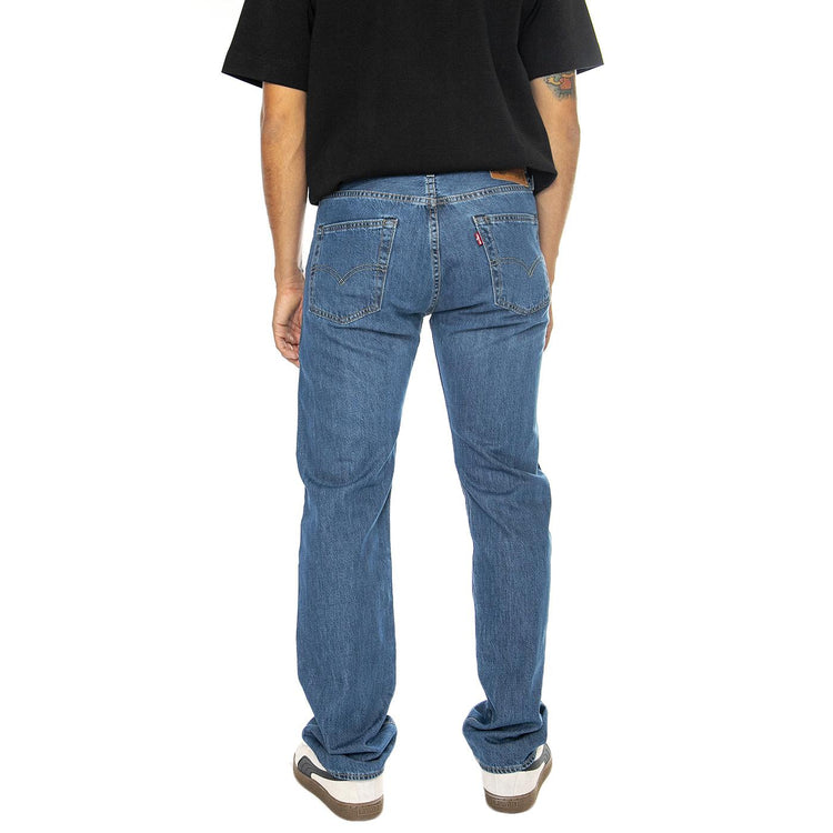 501 Levi's Original Honeybee Dark Indigo Worn In - Pantaloni Denim Jeans Uomo Blu 00501-3523 . LEVIS 
