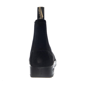585 Chelsea Boot Waxed Nubuk Leather - Black & Black - Stivaletti Uomo Neri 252 2405 BLUNDSTONE 