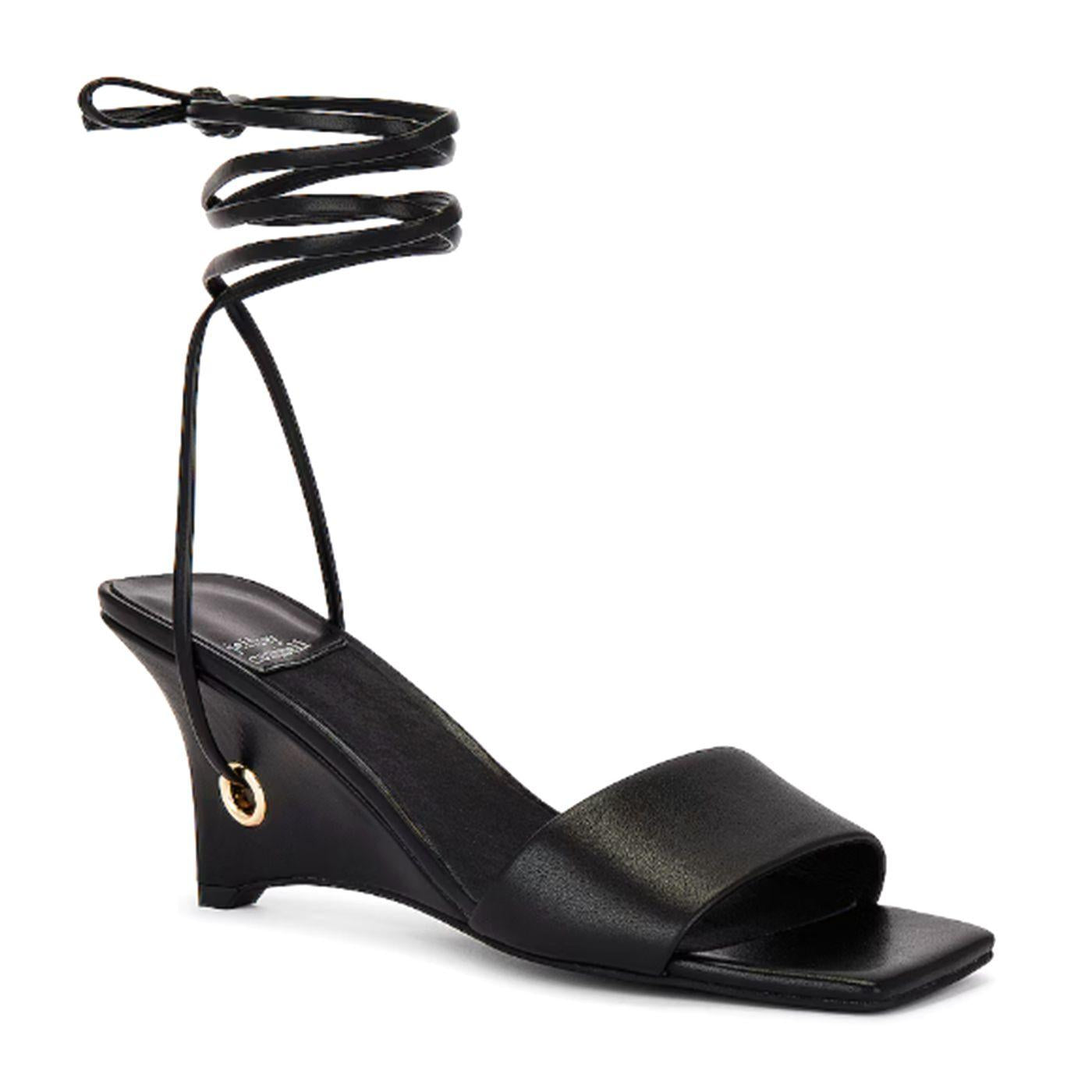 READY - SANDALI - DONNA - BLACK GOLD - Sandali Donna Neri JCREADY-BLK . JEFFREY CAMPBELL 