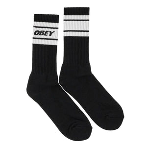 Cooper II Socks Black /  White - Calzini Neri 100260093-BKWT . OBEY 