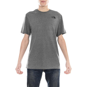 Red Box Tee - Tnf Medium Grey Heather - Maglietta Girocollo Uomo Grigia T92TX2JBV  THE NORTH FACE 