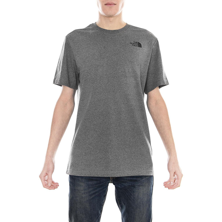 Red Box Tee - Tnf Medium Grey Heather - Maglietta Girocollo Uomo Grigia T92TX2JBV  THE NORTH FACE 