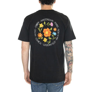Obey City Flowers Classic Tee Black - Maglietta Girocollo Uomo Nera 165263695-BLK  OBEY 