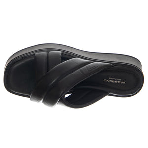 COURTNEY BLACK/BLACK COW LEATHER - Sandali Donna Neri VBS5334-201-92 . VAGABOND 