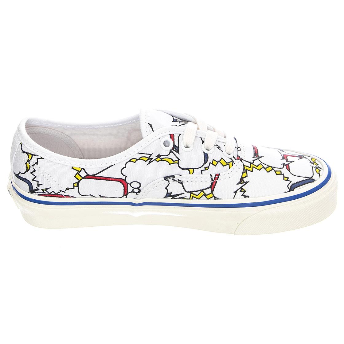 UA Authentic 44 DX (Anaheim Factory) Bubbles/ Multi - Scarpe Stringate Profilo Basso Uomo Bianche / Multi VN0A5KX4AVT1  VANS 