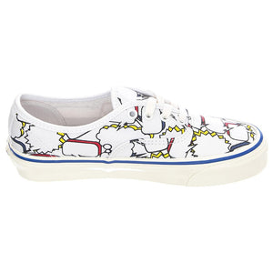 UA Authentic 44 DX (Anaheim Factory) Bubbles/ Multi - Scarpe Stringate Profilo Basso Uomo Bianche / Multi VN0A5KX4AVT1  VANS 