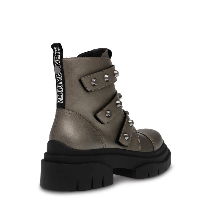 High-Level Pewter Leather - Stivali Donna Grigi SMSHIGH-LEVEL-617  STEVE MADDEN 