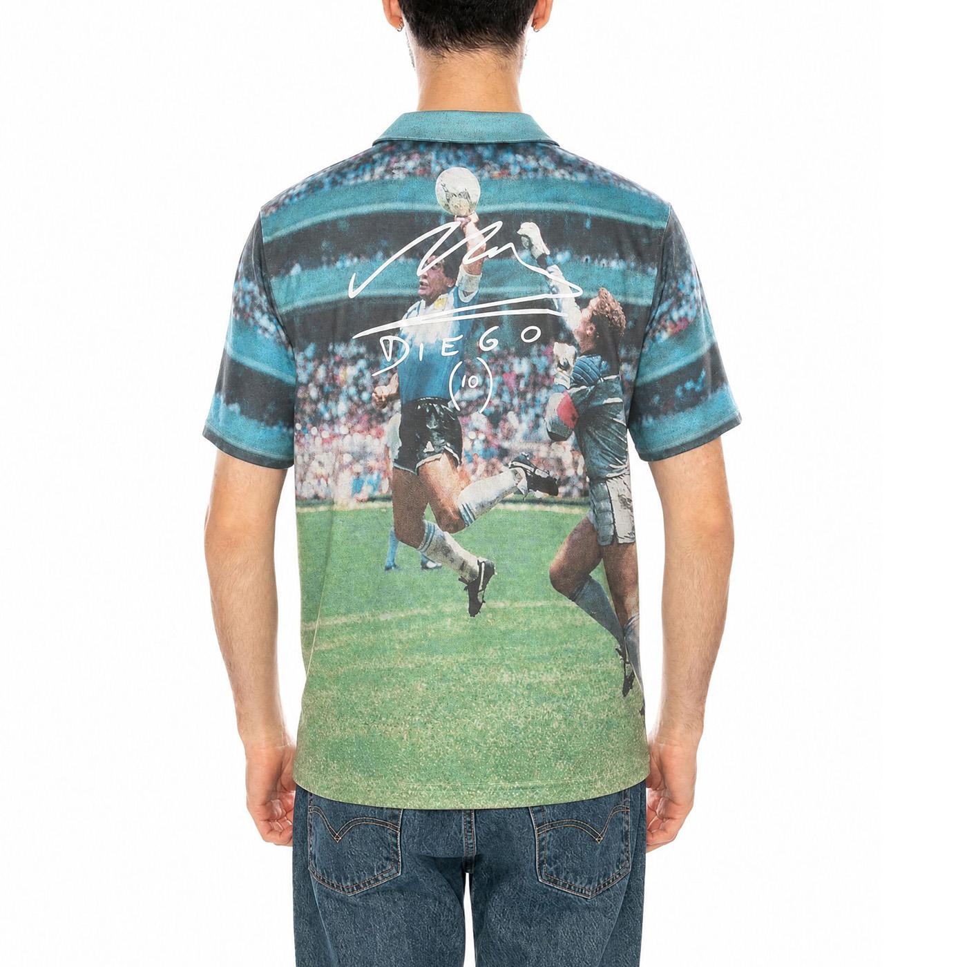 La Mano de Dios Shirt - Camicia Girocollo Uomo Multicolore SH1370 CH-03 DOLLY NOIRE 