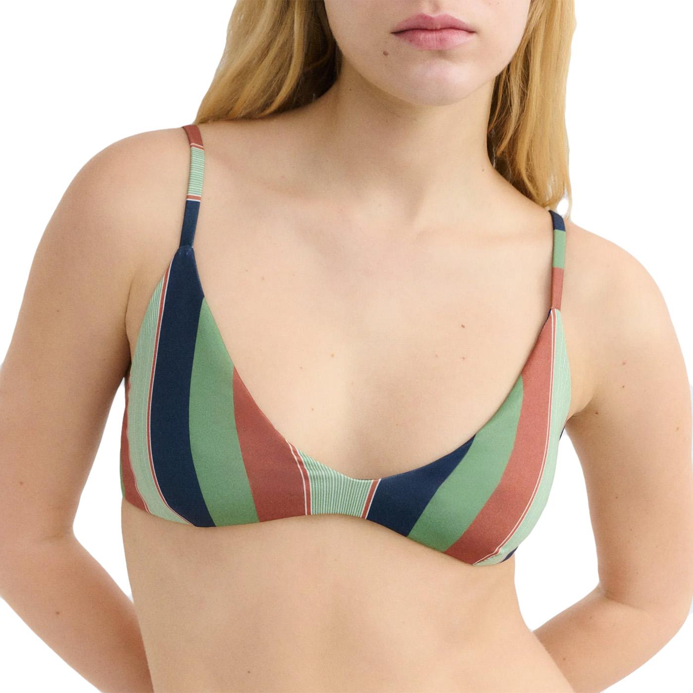 QUICK STRIPES POSITANO SWIMWEAR - Top Costume da Bagno Donna Multicolore WSW00025 MLT THINKING MU 