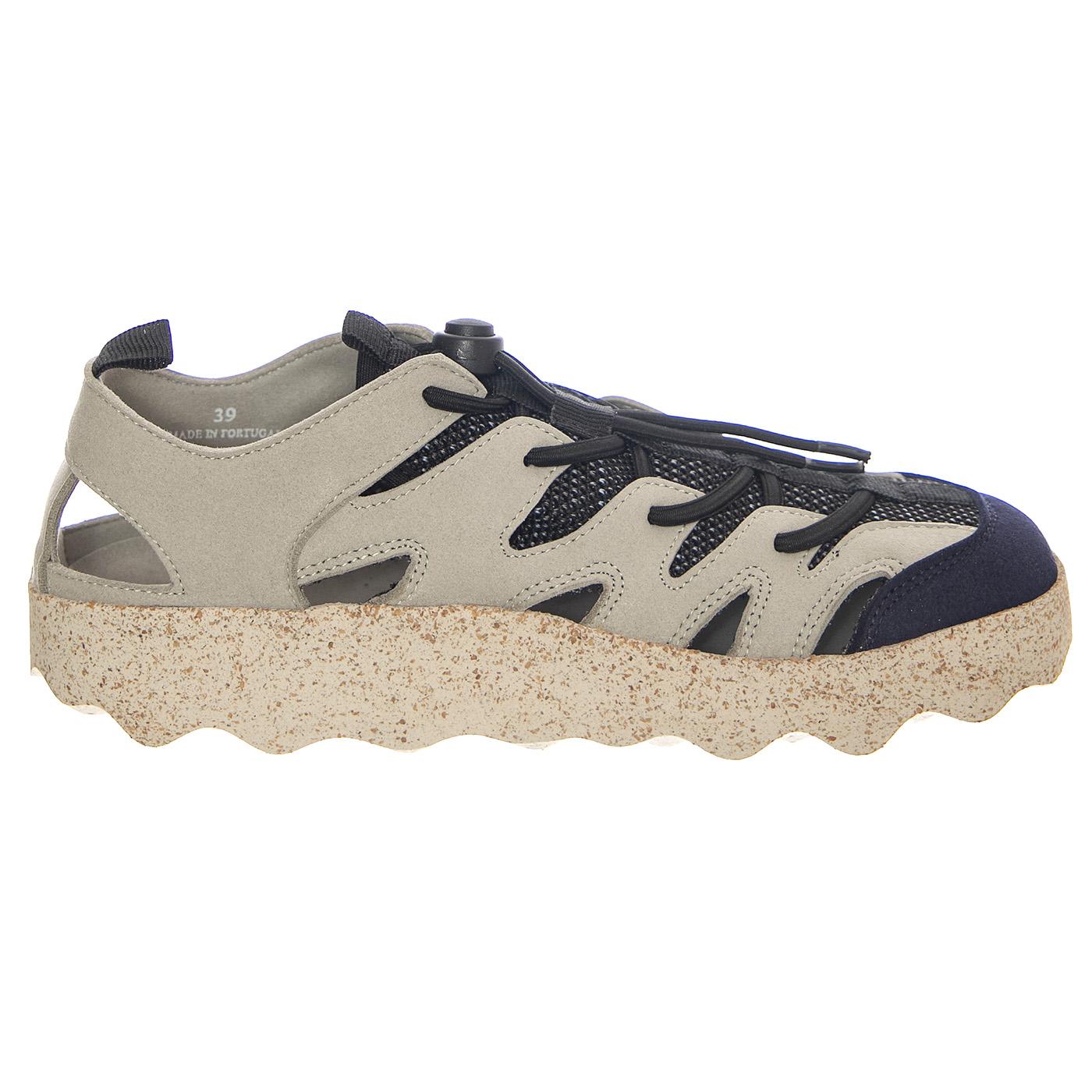 M' Cure Suede 1.8 Cru - Scarpe Stringate Profilo Basso Donna Grige P018168002-CRU  ASPORTUGUESAS 