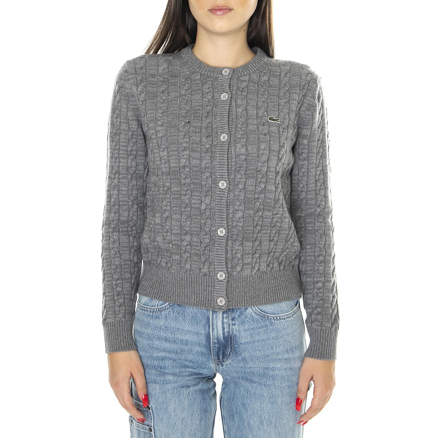 Pullover AF0904-LIJ Donna Grigio AF0904-LIJ  LACOSTE 