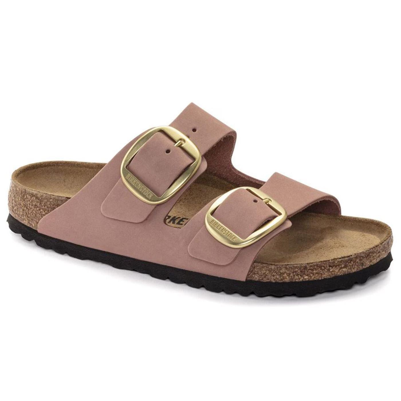Arizona Big Buckle old rose Nubuck Leather - Sandali Donna Rosa 1024074  BIRKENSTOCK 