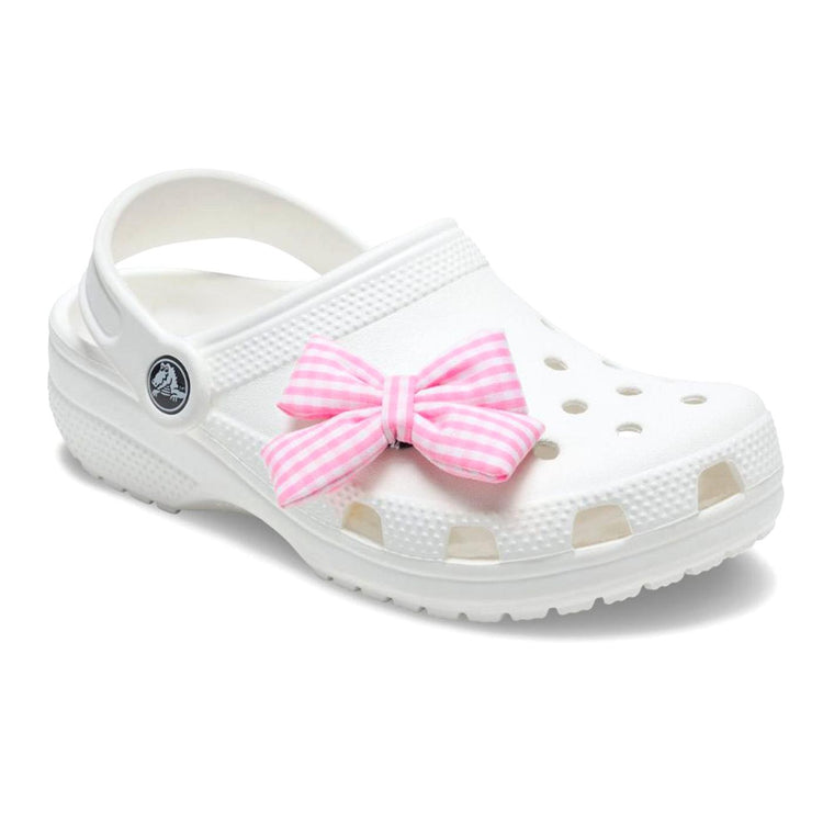 Checkerboard Bow - Charm per Calzature Crocs Rosa CR.4230 JIB UCOL CROCS 