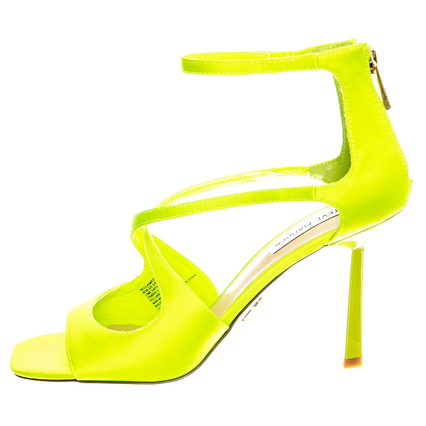 Reclaimed Lime Satin - Sandali Donna Verdi SMSRECLAIMED-LIME  STEVE MADDEN 