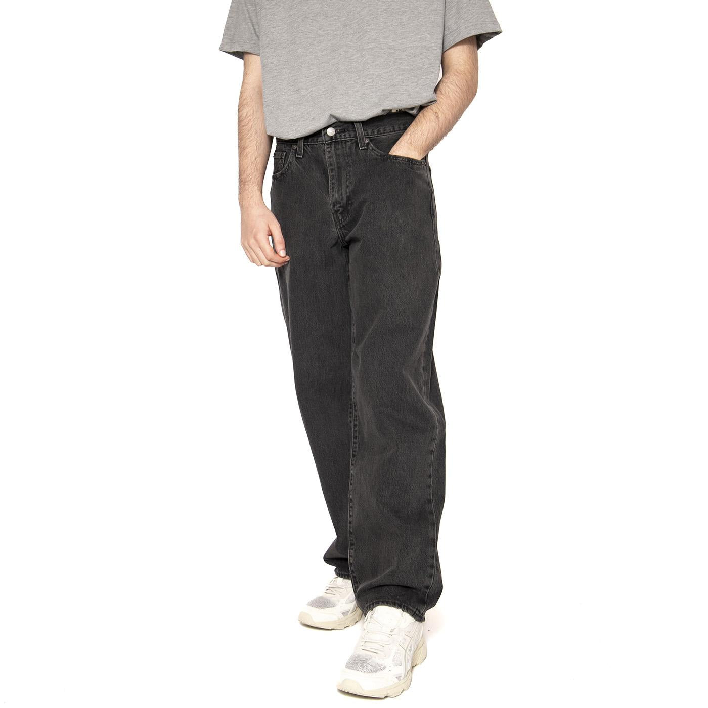 578 Baggy 8am in Cahrlotte - Pantaloni Denim Jeans Uomo Neri A4750-0020  LEVIS 