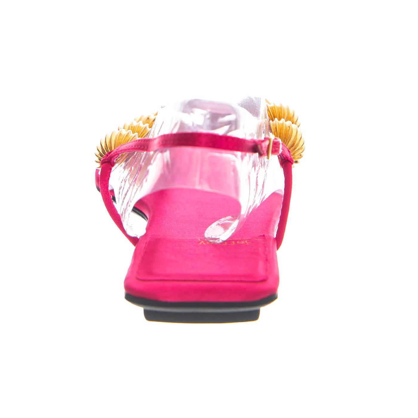 YUCATAN FUCHSIA SATIN GOLD - Sandali Donna Viola JCSJC-1119-3-2-FUCST . JEFFREY CAMPBELL 