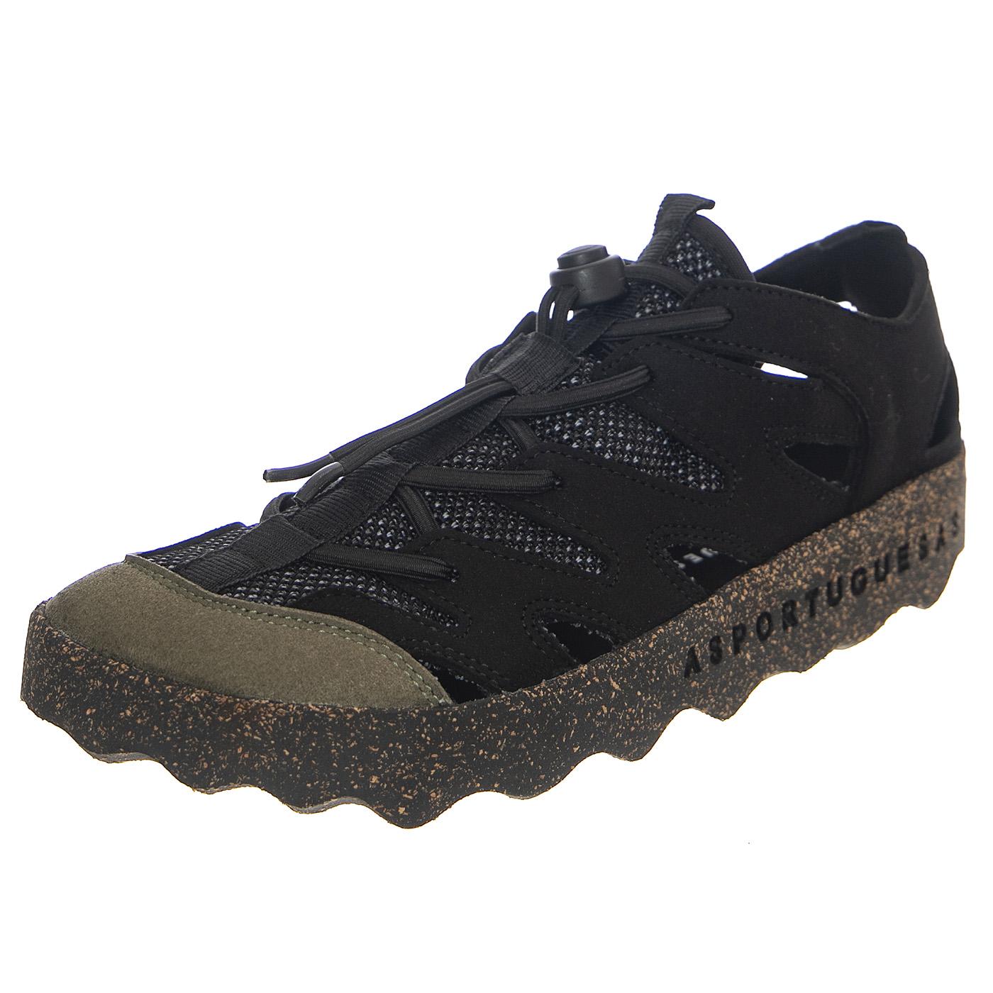 M' Cure Suede 1.8 Black - Scarpe Stringate Profilo Basso Donna Nere P018168000-BLACK  ASPORTUGUESAS 